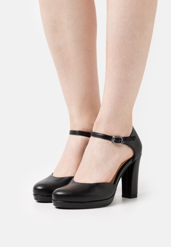 Gabour | Talons Plateforme Exclusifs Noirs